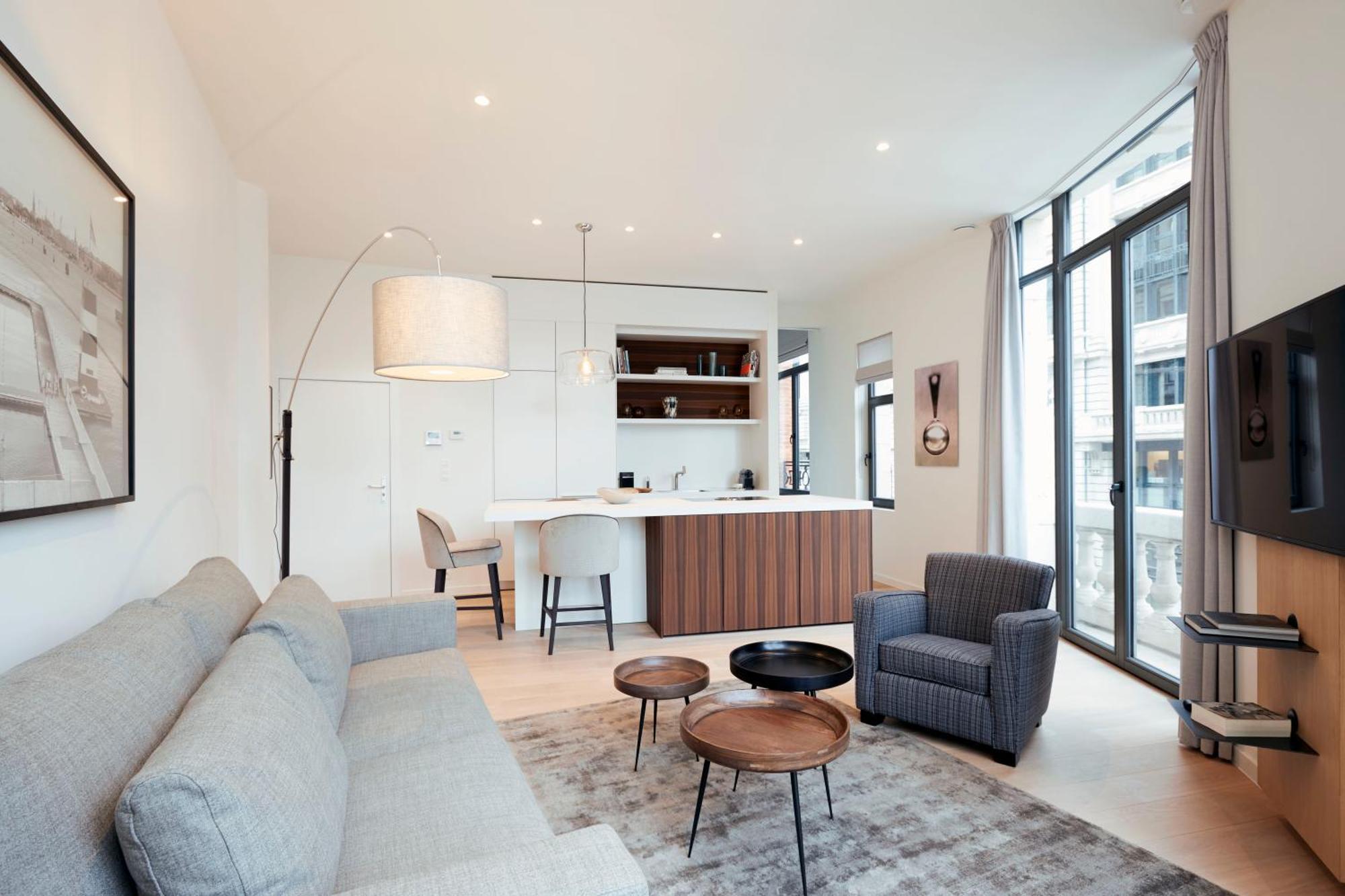 Modern Central 1Br Suite - 90 Sqm Brussels Exterior photo
